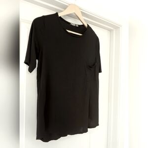Nasty Gal Collection Super Soft and Lightweight Black Short Sleeve T-shirt